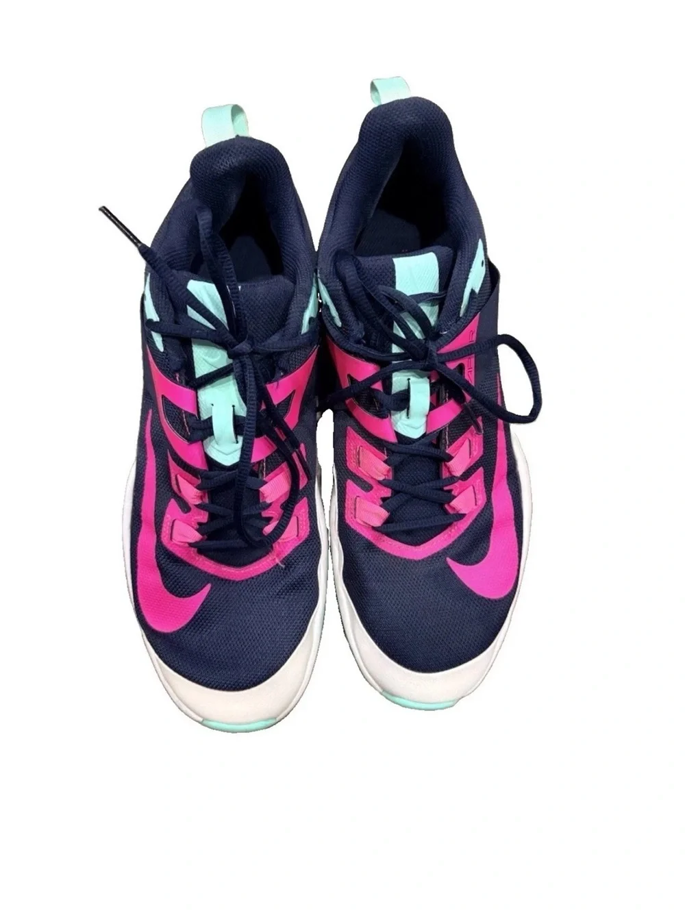 Nike Vapor Lite Men's size 11.5 blue pink white and aqua Men's Hard Court Shoe